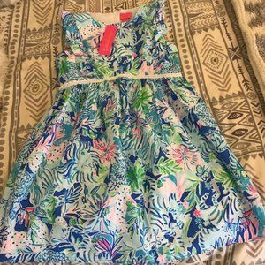 Lilly Pulitzer Madelina Dress Girls 14 *NEW W TAGS